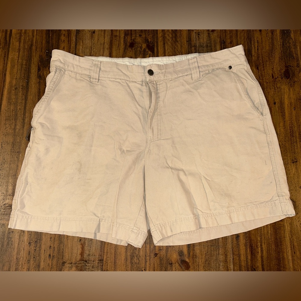 Columbia Sportswear Khaki (Size 40 Waist) Cotton Shorts with Pocket
